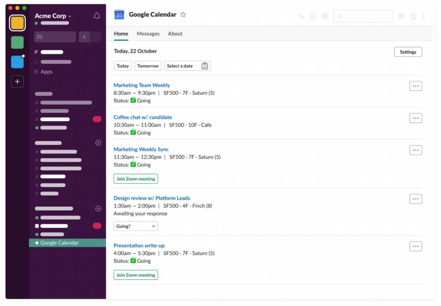 slack