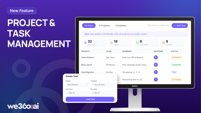 we360.ai Project & Task Management