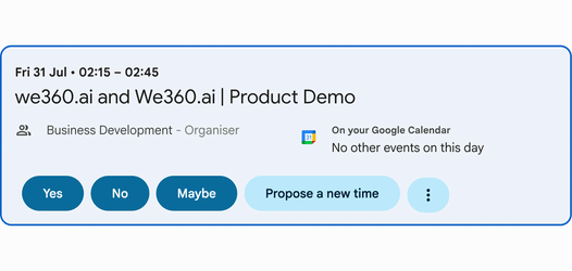 Confirm your demo call